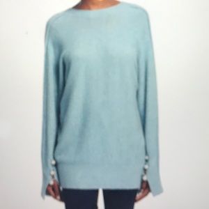 3.1 Phillip Lim V-back pullover with pearl cuffs